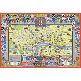 JG Historical Map of London 1000 piece jigsaw