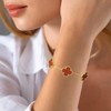 14K Gold Plated Lucky Bracelet for Women White/Black/Red/Bracelets Cute Gold
