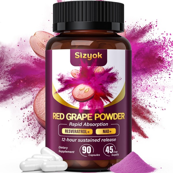 Piceid Resveratrol Supplement and NAD+ Cell Regenerator, Ultra High Purity