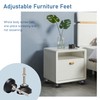 CNBTR Adjustable Furniture Glides 50mm Dia Table Desk Leveling Foot