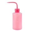 Eyelash Cleaning Bottle, Elbow Spout Empty Plastic Squeeze Wash Bottle