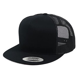 Flex Fit Mesh Cap, Men's, Women's, YUPOONG YP CLASSICS TRUCKER MESH CAP Hat, Black