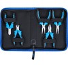 BGS 463 Precision Pliers Set, Silver/Black/Blue, Set of 5 Pieces