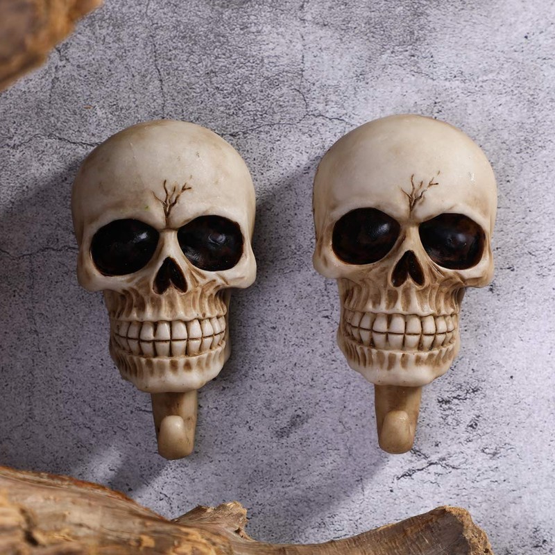 Arola Skull Wall Hooks Key Hooks Decorative Wall Mount Key