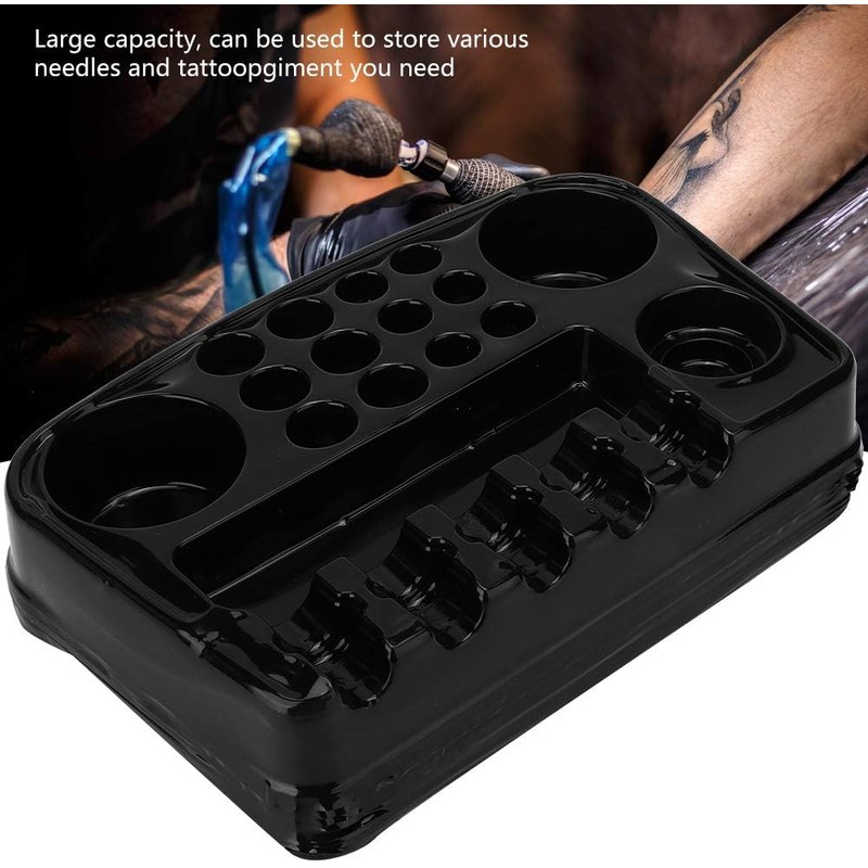 Soporte de tatuaje para taza de tinta de pigmento, 12