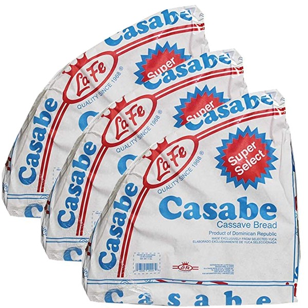 La Fe Casabe (Cassava Bread) 7oz 3 Pack