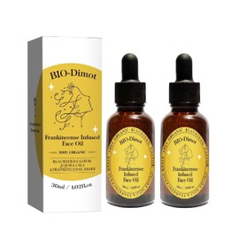 60 ML Frankincense Essential Oil,Organic Castor & Jojoba Oils for Face Anti-Aging Facial Moisturizer Serum,Natural Skincare Hydrates Skin Moisturizing (2 PCS)