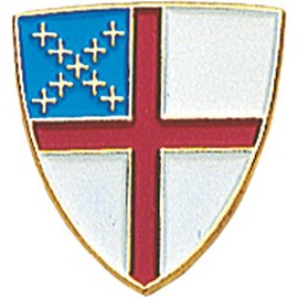 Terra Sancta Guild B-42 Episcopal Shield Religious Pin