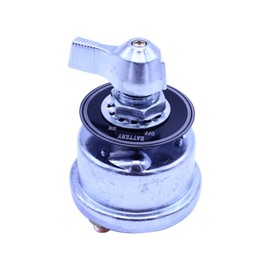 12V SHLPDFM Master Battery Disconnect Switch 2 Post SPST Cut Off Switch Universal Compatible with Nascar Marine ATV