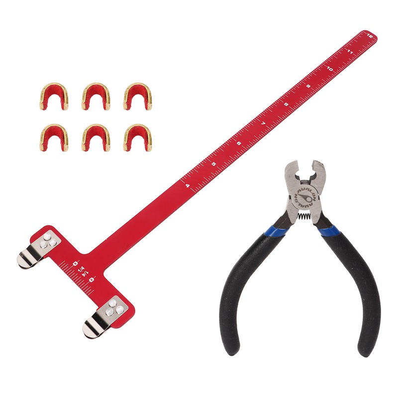 Bow String Nocking Points Pliers Set T Ruler Nocking Buckle