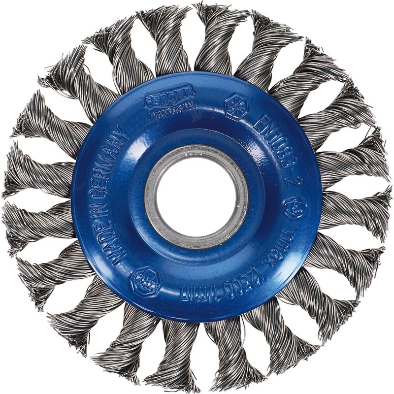 Honing Brush Round Brush for Angle Grinders 125 mm Diameter