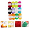 DOITOOL 12pcs Hand-Knitted Yarn for Boys and Girls Soft Thick