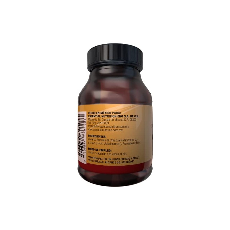 Essential Nutrition Aceite de Chía 40 Cápsulas de 1000 mg