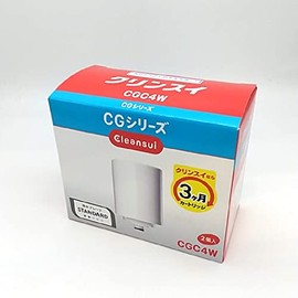 Mitsubishi Chemical Cleansui CGC4W Direct Faucet Water Purifier, White, Pack of 2