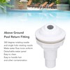 TOPINCN Above Ground Swimming Pool Return Jet Fitting, 1in Pipe