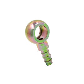 Partuto 6mm ID Hose Barb 12mm Banjo Fuel Line Fitting for Motorcycle Car Replacement