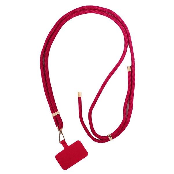 [Keys] Smartphone Shoulder Strap [Red/Size Rope Length: 66.9 inches (170