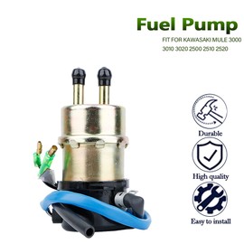 12V Fuel Pump 49040-1055 Fit For Kawasaki Mule 3000 3010 3020 2500 2510 2520
