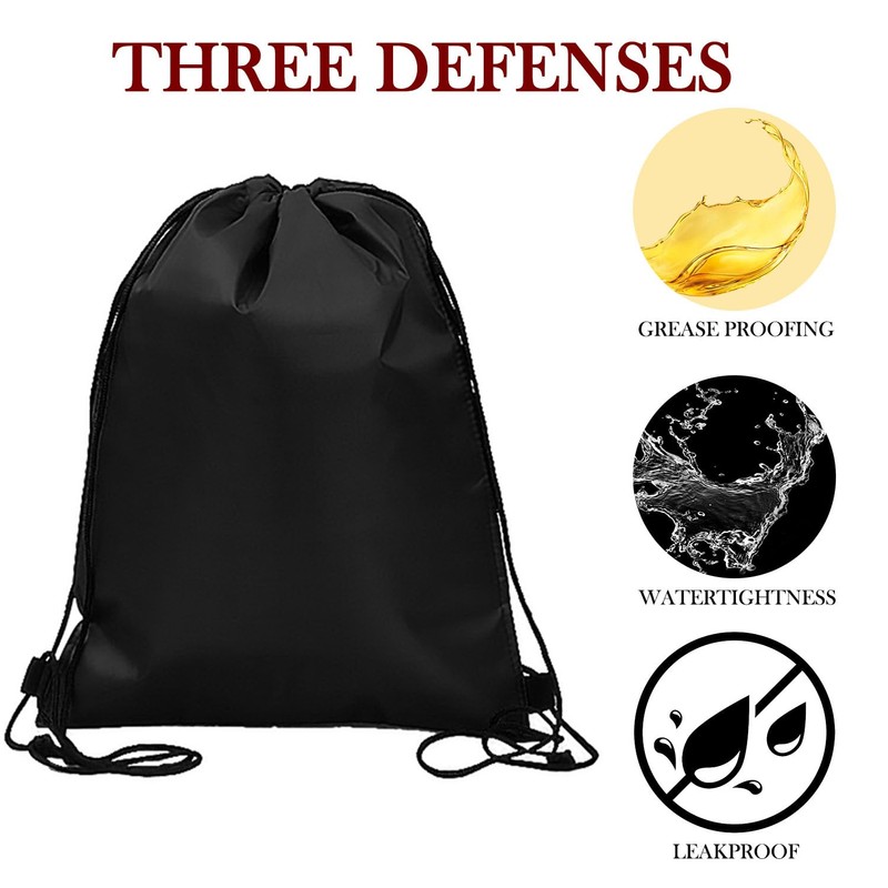 GVSAVY Insulated Lunch Cooler, Drawstring Bag, Waterproof Foldable, Aluminum, Mini