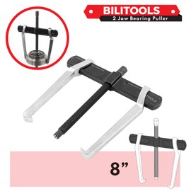 BILITOOLS 8" 2-Jaw Gear Puller, Internal External for Removal of Pulleys Flywheels Bearings & Gears