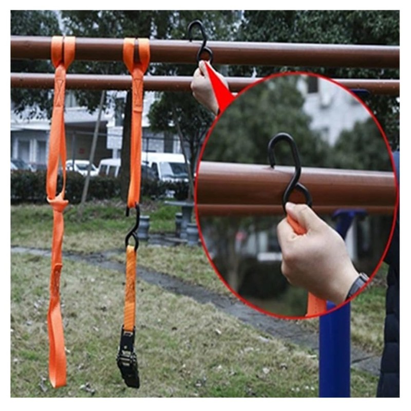 Wanfoou Pack of 10 Soft Loops, Lashing Straps, Automatic Tie