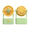 Desk Fan USB Charging Adjustable Angle Cute Portable Multifunction Air