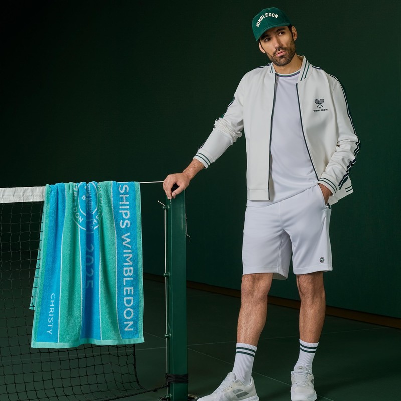 Wimbledon Championships 2025 Towel (Aqua/Sky)