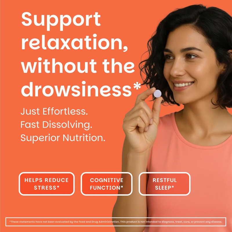 EZ Melts L-Theanine 200 mg - Stress & Relaxation Support