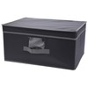 MIJOMA Storage Box with Lid and Handle, Foldable Storage Box