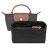 LOUKAYCCI Felt Purse Organiser Insert for Longchamp (Black, Mini)
