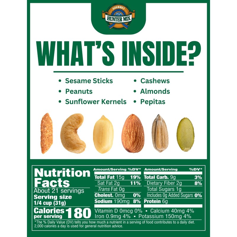 Southern Style Nuts Gourmet Hunter Bulk Trail Mix, 23 oz