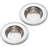 Voarge 2 x Kitchen Sink Filters, Stainless Steel Metal Sink