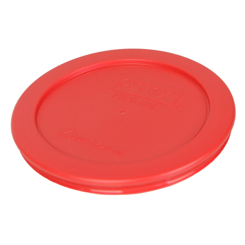 Pyrex 7200-PC 2-Cup Red Food Storage Replacement Lid - Made
