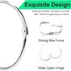 30PCS Key Rings Loose Leaf Binder Rings 2inch Book Binder