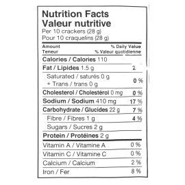 Snyder's-Lance, Inc. Snack Factory Garlic Parmesan Deli Style Pretzel Crisps, 200g/7 oz.