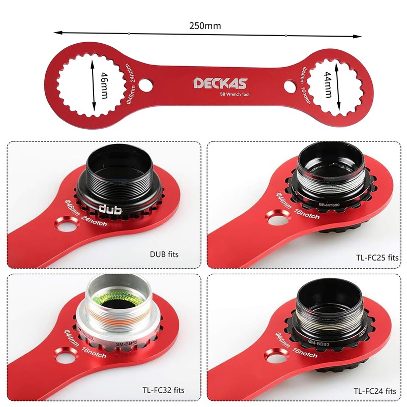 Bottom Bracket Tool, Bottom Bracket Removal Tool，Multifunctional Bike Spanner Tool