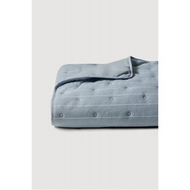 Jaju [JAJU] Line Seeker Quilted Blanket SS Blue Gray