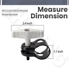 (2 Pack) 312630001 308045012 Attachment Coupler Pipe/Tube Compatible with Ryobi String Trimmer Clamp RY251PH RY252CS RY253SS RY34427 RY34447 RY34007