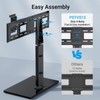 PERLESMITH Universal Swivel TV Stand Legs for 37-65 75 inch