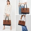 LOVEVOOK Laptop Bag for Women, Fashion Computer Tote Bag 15.6