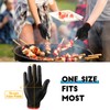 Janmercy 200 Pcs Disposable BBQ Nitrile Gloves with 4 Pairs