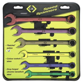 C.K T4345/6ST Speed Combination Spanner Set