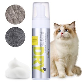 GJYC PET Wasserloses Trockenshampoo-Schaum für Hunde & Katzen - Sensitives Juckende Haut Hundeshampoo - 6,76 FL Oz (Packung mit 1) - Haarausfallkontrolle, Anti-Juckreiz