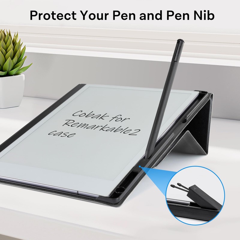 CoBak Case for Remarkable 2 -with Pen Holder and Multi-Angle