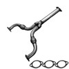 Exhaust Y Pipe with Flex Fits 2003-2007 Infiniti G35