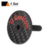 sourcing map 1-1/4 OD Bicycle Headset Stem Top Cap Carbon