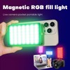 Magnetic RGB Video Selfie Fill Light with 36,000 Colors &