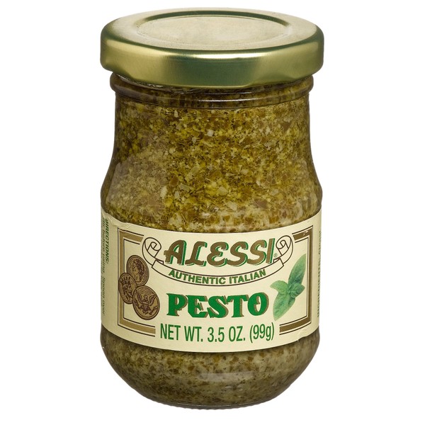 Alessi Pesto, 3.5-Ounce Glass Jars (Pack of 12)