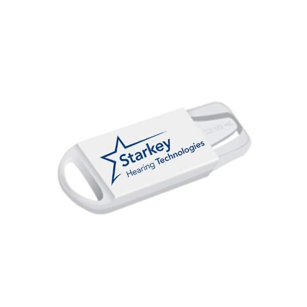 Starkey Hearing Aid Battery Case Keychain Holder - Plastic Battery Storage Caddy (1)