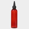 Black pointed cap brown 200ml plastic cosmetic container empty bottle portioning bottle travel / 블랙 뾰족캡 브라운 200ml 플라스틱 화장품용기 공병 소분병 여행